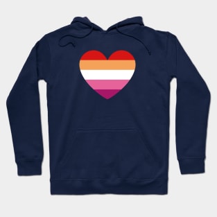 LGBT | Lesbian Pride Flag Heart Hoodie